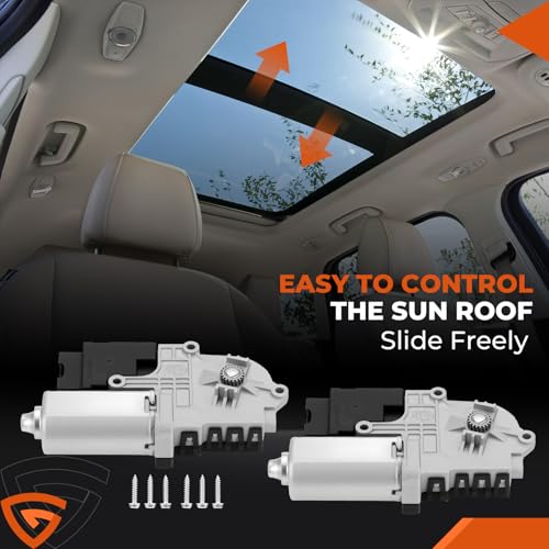 Image of GEARLAST Sunroof Motor for Ford Explorer 2011-2017 Left and Right | Explorer Sun Roof Motor Replacement,2-PCS Set Moon Roof Motor Replaces# BB53-15B689-AB BB5Z15790A
