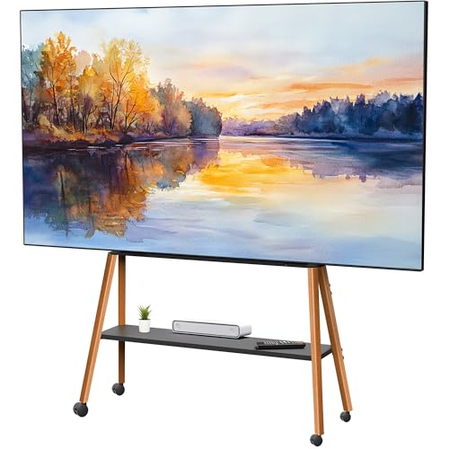 VIVO Rolling Art Studio TV Stand for 43-75" LED LCD Screens