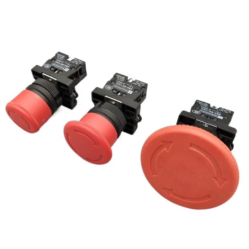 22 mm XB2-ES542 XB2-ES442 XB2-ES642 czerwony grzybkowy wyłącznik awaryjny przełącznik przyciskowy NC 10A/415V(542)