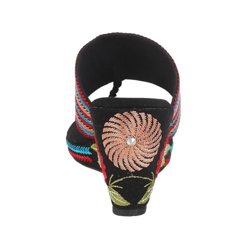 Image of Mochi Women Ethnic Wedge Heel Sandal