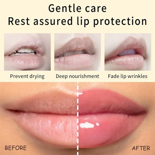 Dlzzrs 4 Colors Hydrating Jelly Lip Balm,Instantly Hydrate Lips Tinted Moisturizing Lip Balm For Dry Lips,Conditioning & Nourishing Lip Care Lip Moisturizer Fruit Lip Oil Jelly Lipstick thumb #4
