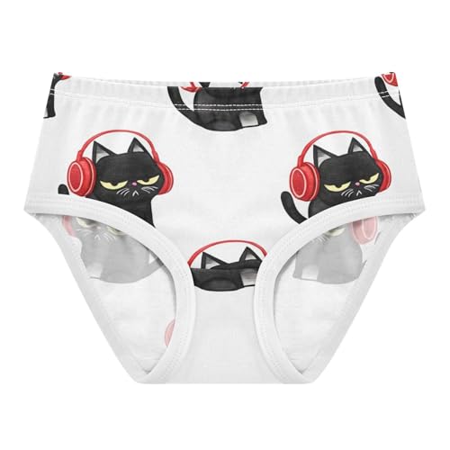 Florals Girls Underwear Toddlers 2t Cotton Cute Panties Girl Cute Grumpy Black Cats Funny Briefs Girls Undies