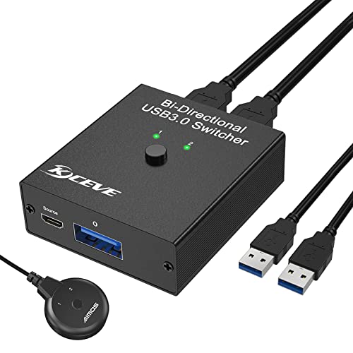 Commutatore USB 2.0 Automatico A 2 Porte - Condivisione Stampante/Fotocamera Tra PC - Foto 10