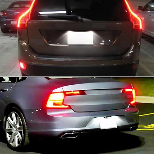 Piloto de matrícula soluciona luz fundida en Volvo S40 S60 S80 recambio 12V 2
