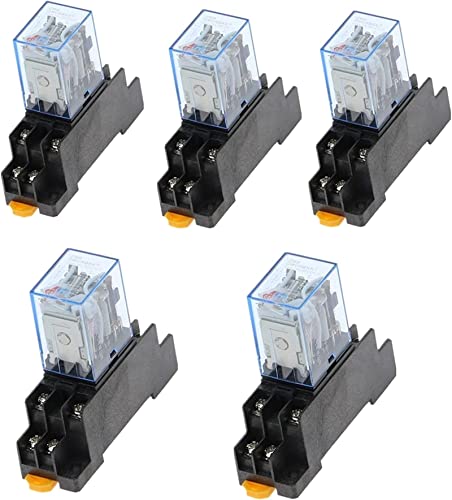 Relais à usage général MY2NJ AC 380V interrupteur DPDT 8 broches avec socle PCB - 3