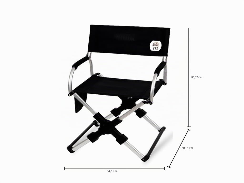 Silla de camping portátil con bolsa de transporte, silla plegable ligera para acampar al aire libre, deportes, portones traseros, playa y pesca; soporta hasta 250 libras