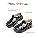DREAM PAIRS Toddler Little Girl's Mary Jane Dress Shoes - Ballet Flats for Girl School Uniform Shoes,Size 9 Toddler,All Black,KKUMFA2509