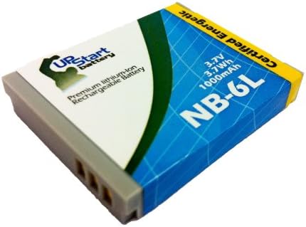 Replacement for Canon NB-6L Digital Camera Battery (1000mAh 3.7V Lithium-Ion) - Compatible with Canon NB-6L D20 D10 PowerShot SX510 HS S120 SX280 PowerShot S120 SX510 PowerShot SX280 HS SX510 HS S90