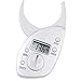 Produktbild Digital Fitness Leder Notebook Fat Caliper Tester Mm Zoll Athletic Women/Men Body Tools Kit LCD-Anzeige Überwachung,Silber