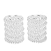 Produktbild haargummis, Lelengder 10x Haargummis Spirale Crystal Clear, Haargummis Transparent, Haargummis Mädchen, Crystal Clear für Jeden Haartyp, Baden, Sportart