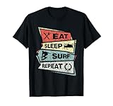 Eat Sleep Surf Repeat Onda Cicalino Surfisti