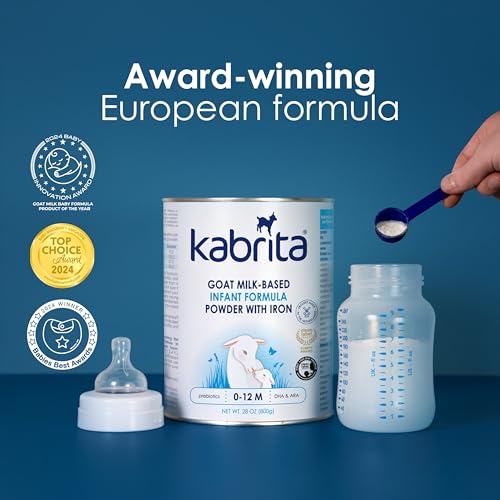 Kabrita Goat Milk Infant Formula - Easy to Digest Baby Formula 0-12 Months - Contains Prebiotics, Iron, DHA, Non-GMO - Gentle on Sensitive Tummies - Formula Supporting Gut Health & Sleep - 28Oz - Thumbnail 5