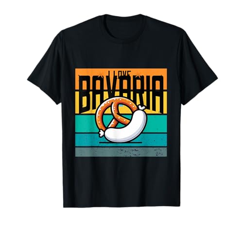 Baviera pretzel salchicha tradición cultura Alemania Camiseta