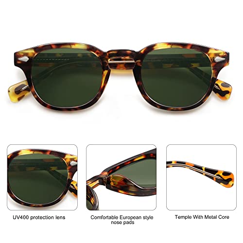 Image of SOJOS Retro Small Round Sunglasses for Men Women Trendy Circle Style UV400 Lenses Unisex Sun Glasses SJ2251