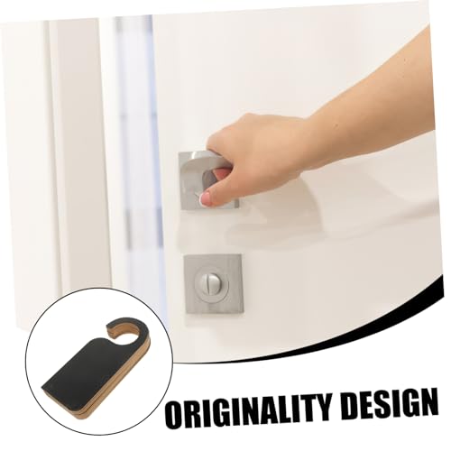 Letreros colgantes para puertas de madera sin terminar PRETYZOOM 4
