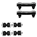 Detroit Axle - 4WD Front End Kit for Chevy GMC Jimmy S10 Blazer Sonoma Bravada Upper Control Arms w/Ball Joints Sway Bars Tie Rods Adjusting Sleeves Lower Ball Joints Idler Pitman Arm - 14pc Set