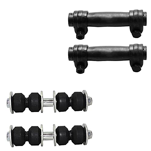 Image of Detroit Axle - 4WD Front End Kit for Chevy GMC Jimmy S10 Blazer Sonoma | Bravada Upper Control Arms w /Ball Joints Sway Bars Tie Rods Adjusting Sleeves Lower Ball Joints Idler Pitman Arm - 14pc Set