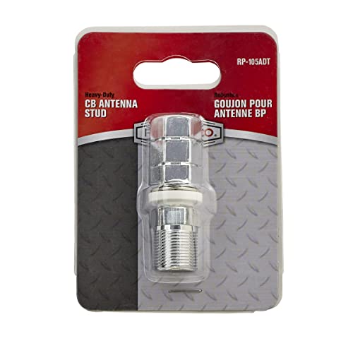 Roadpro Rp-105Adt Heavy Duty Chrome Plated Antenna Stud With So-239 Connector #TOP4