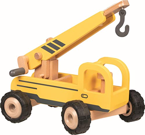 Kranwagen: 28 x 16,7 x 15,6 cm, Holz, per Stück