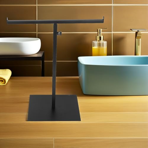 Toallero de encimera moderno que ahorra espacio en baños 5