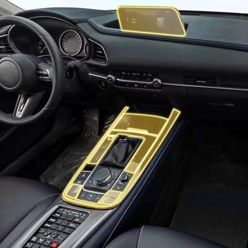 Protector de pantalla de TPU para evitar arañazos en la consola del Mazda CX 30 2020-2024