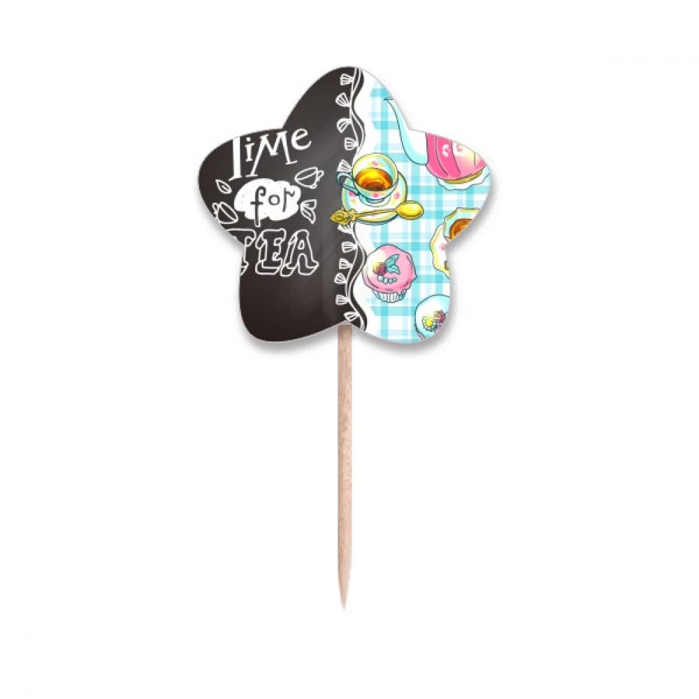 Cure-dents drapeaux étoiles pour réussir la décoration de vos cupcakes