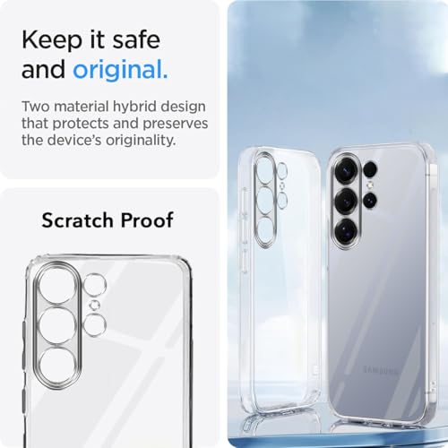 Image of Jkobi Silicone Back Cover Case for Samsung Galaxy S26 Ultra (Clear Shockproof Case with Camera Protection | Soft and Flexible | Transparent)