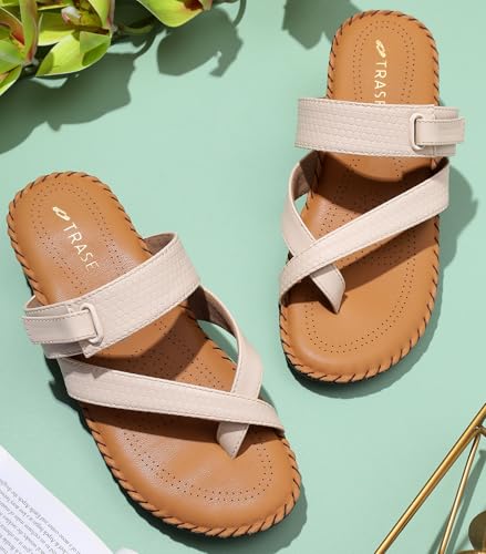 Image of TRASE Sleek Women's Casual Ortho Slippers - Stylish Toe Ring Slippers - Ortho Soft Slippers For Women