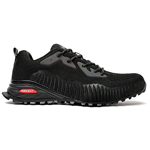 Image of Kricely Mens Walking Running Shoes Lightweight Men's Fashion Sneakers Athletic Tennis Sneaker for Men Cross Training Shoe Outdoor Footwear