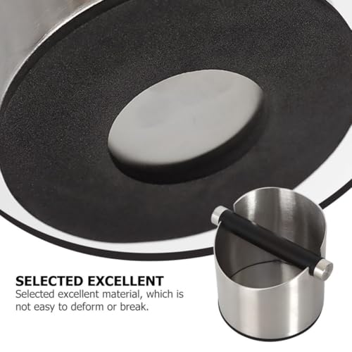 Caja de golpeteo para espresso de acero inoxidable para cocina moderna 7