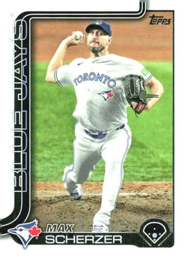 2025 Topps #686 Max Scherzer Toronto Baseball Card - Sportscard