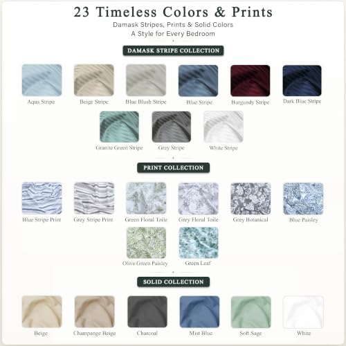 Feather & Stitch 100% Cotton Sateen 500 TC Queen Size Bed Sheet Set by FEATHER & STITCH NEW YORK - Used condition - Image 9