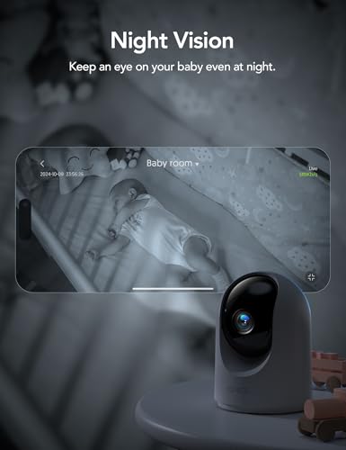 GNCC 2K Security Cameras, Home Security Camera Indoor, 5G/2.4G WiFi 4Pack | 360° Motion Detection for Pets/Baby/Dog, Two-Way Audio, Night Vision, 24/7 SD Card Storage, Cloud Storage, Works with Alexa - Image 6