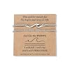 SAM & LORI Anklets Ankle Bracelets for Women Waterproof Anklets Bestie Sister Best Friend Birthday Gifts Beach Jewelry Adjustable Stainless Steel