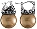 Lova Jewelry Glass Pearl Earring (Champagne)
