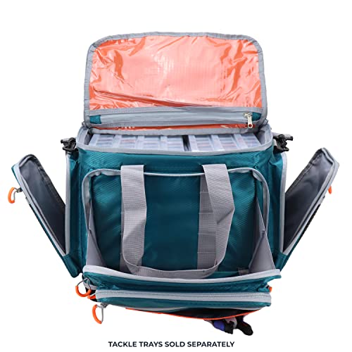 Osage River Medium Fishing Tackle Bag, Saltwater Fishing Gear Bag, Tackle Box Organizer With Waterproof Non-Slip Bottom, Padded Shoulder Strap, And Fishing Pliers, Fishing Gifts For Men, Green #TOP1