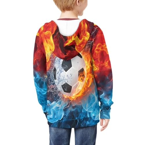 Image of Biyejit Kids Novelty 3D Graphic Printed Hooded Sweatshirt