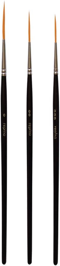 Schlepper-Set of 3 Writing Brushes, Size 000, 00, 0