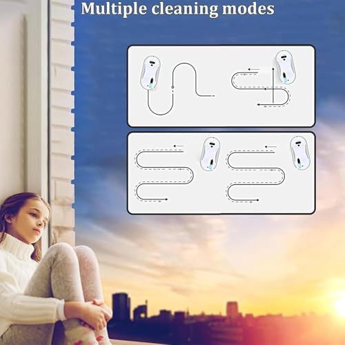 Limpiador de ventanas de robot automático con spray y 10 paños 7