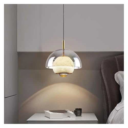 Suspension albâtre naturel style italien pour un éclairage de luxe