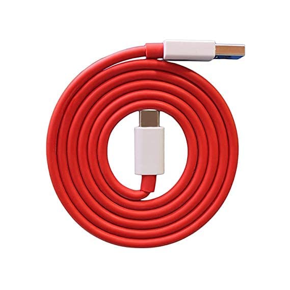 VALSH® VOOC Charging Cable - High-Speed Data Transfer and Fast Charging | Compatible with Oneplus OPPO and Realme Devices for All Type C Devices - 1 Meter, Red (B0C6MDL71R) Amazon Price History, Amazon Price Tracker