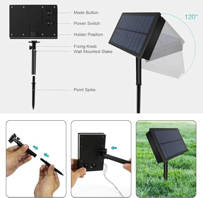 20X6.6FT Solar Net Lights Outdoor Mesh Lights for Bushes,320LED Large Net String Lights Solar Garden Outside Light Waterproof with Remote 8 Modes for Baloncy Gazebo(Warm White)