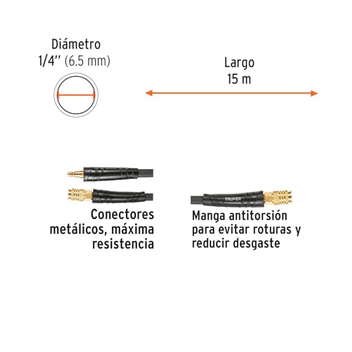 Herramientas Automotrices, Tools manguera neumatica Marca TRUPER (2)