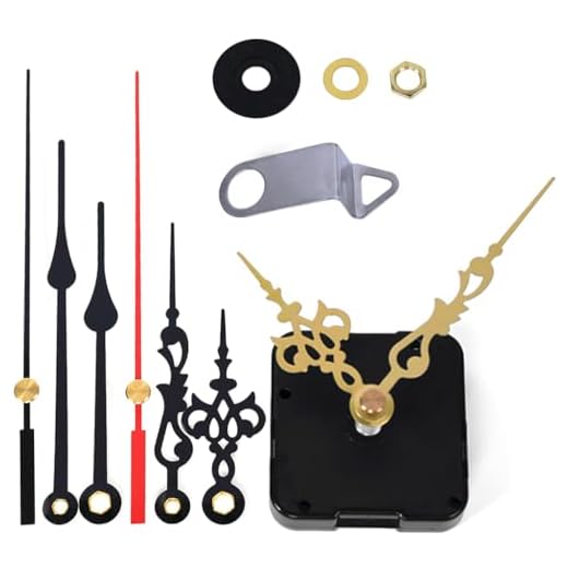 EMOON Clock Movement Mechanism Kit with 3 Pack Hands, Silent Sweep Quartz 12888 Motor, DIY Replacement for Custom Clock