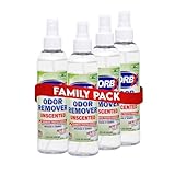 ZORBX Unscented Odor Eliminator for Strong Odor 7.5 Fl Oz, Pack of 4 - Used in Hospitals & Healthcare Facilities - Advanced Formula, Fast-Acting Odor Remover Spray for Dog, Cat, House & Carpet