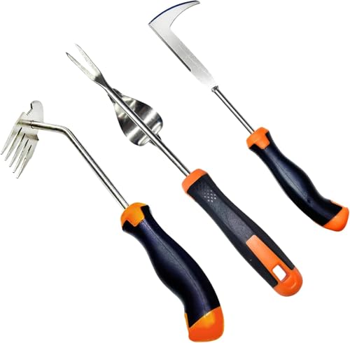 Extraction de précision des mauvaises herbes et outils de jardinage lot de 3