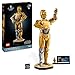 Produktbild LEGO Star Wars 75398 C-3PO Figur  Sammler Modell für Erwachsene  mit Ständer, Infotafel und Minifigur zum Bauen, Spielen und Ausstellen  Geschenkidee für Fans