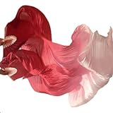 ☛[Conception ergonomique pour les mains gauche et droite] : Ces éventails de danse orientale sont spécialement conçus pour des performances fluides à deux mains, avec des poignées légères en bambou (30 cm) assurant un pliage sans effort et un contrôle précis