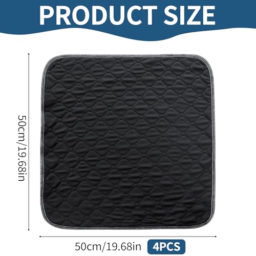Alèse incontinence lavable 50 x 50 cm lot de 4 pour protéger vos chaises de jardin - 7