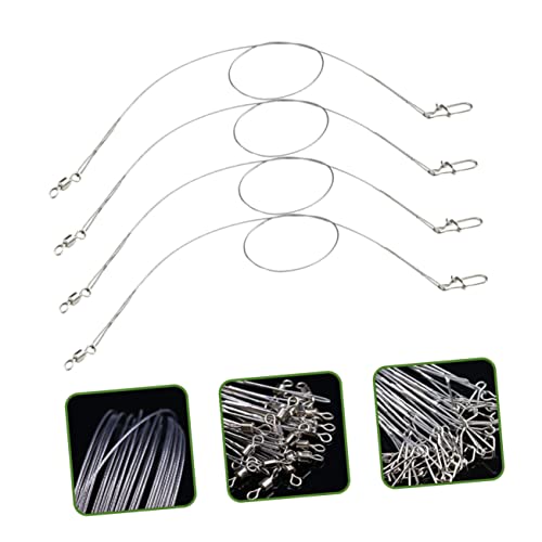 Toyvian Cuerda de Pesca de Acero Inoxidable 24 Piezas miniatura 6